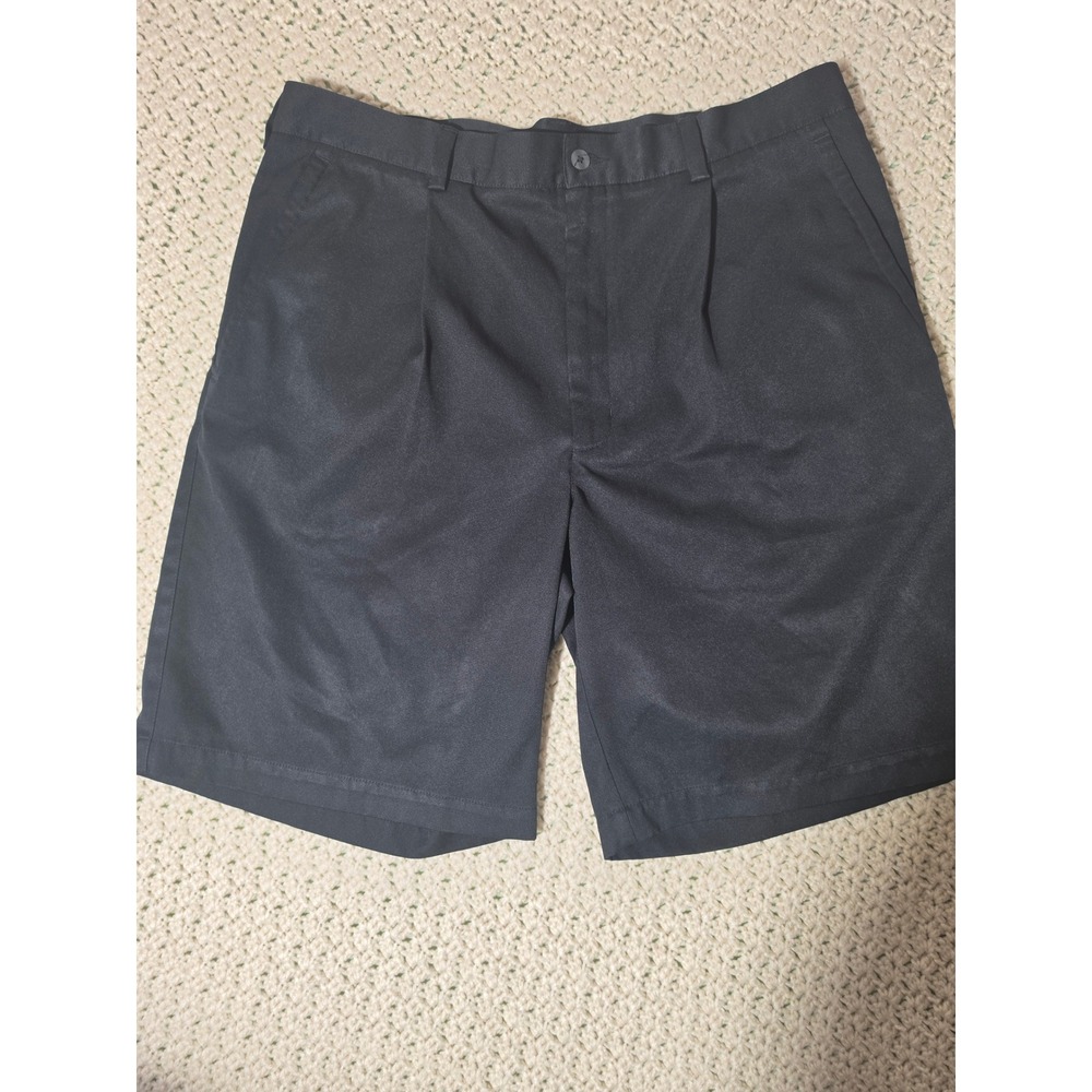Nike Golf Shorts Mens 36 Black Excellent Pleated Fit Dry Performance Activewear